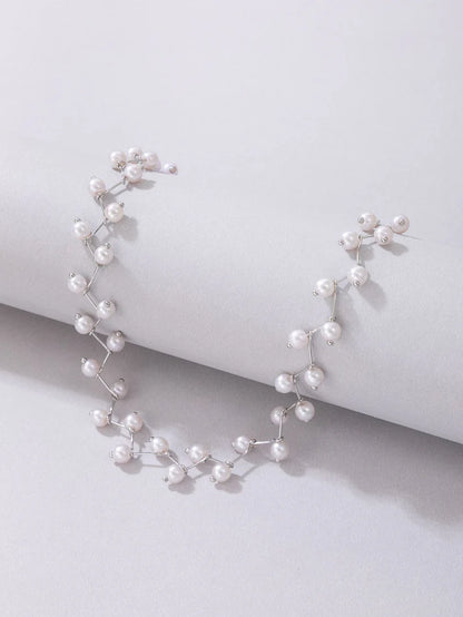 Black Beaded Choker Necklace for Women